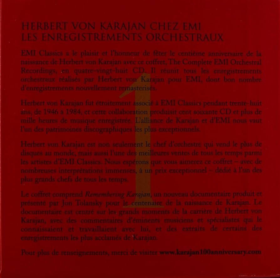 Herbert von Karajan - The complete EMI recordings 1946-1984